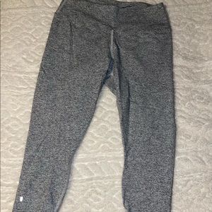 Nobull Plush Heather Crop Leggings